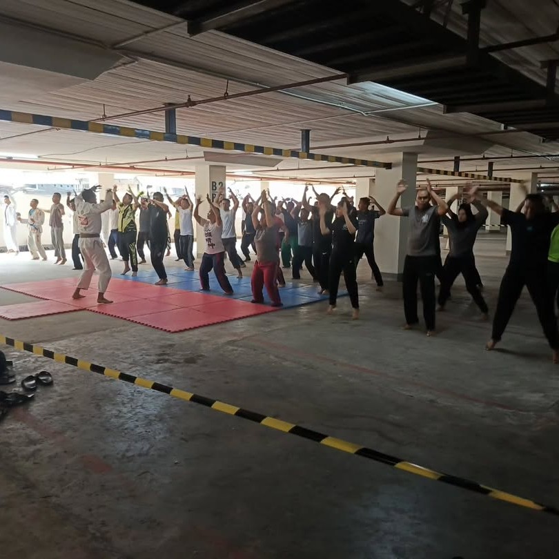 Latihan Rutin Dojo Bhatara Sakti Gelar Joint Exercise Di Aston Batam Hotel & Residence