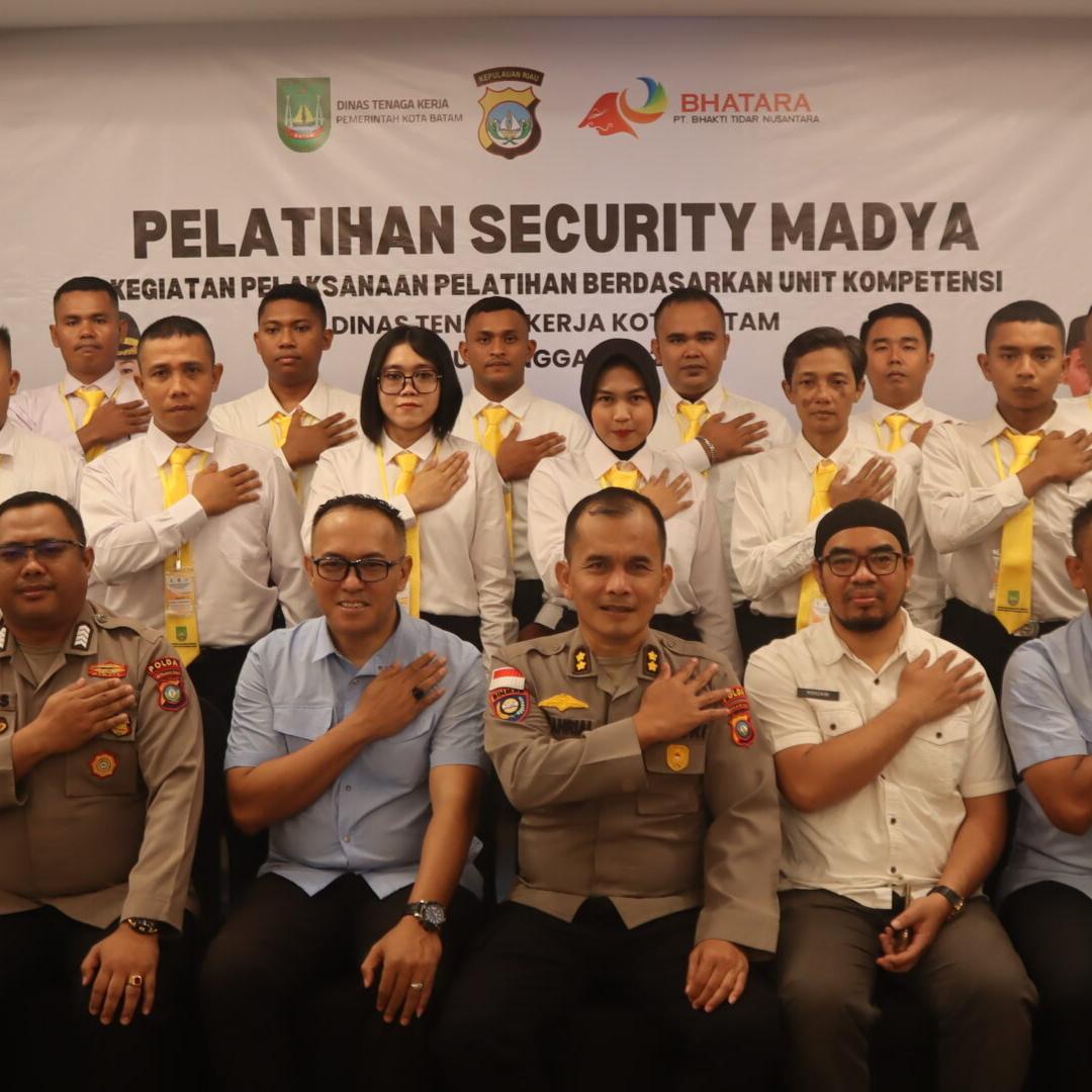 LPK Bhatara Kembali Dapatkan Kepercayaan Disnaker Kota Batam, Buka Pelatihan Security Madya Tahun 2026