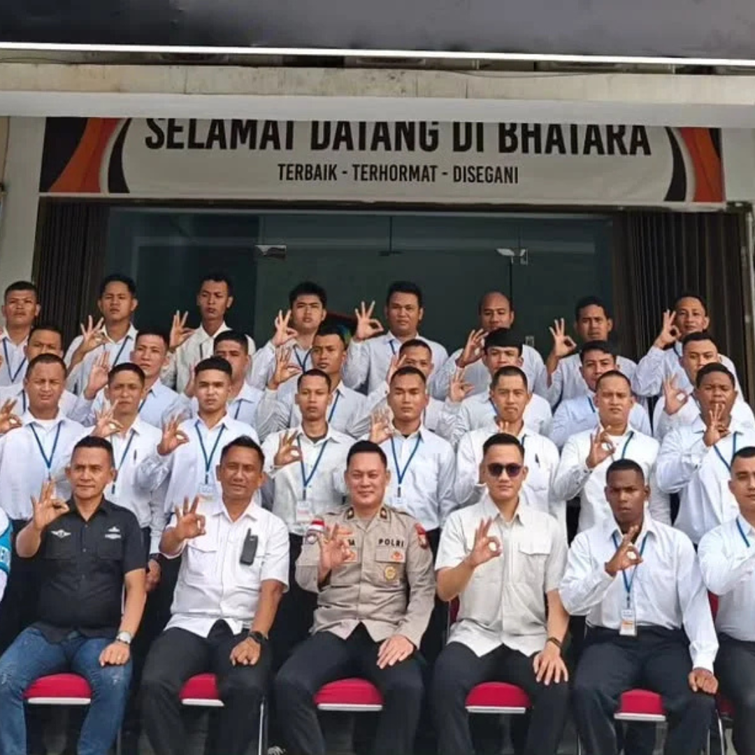 KEMBALI GELAR DIKLAT SATPAM PRATAMA, BHATARA KOMIT BANGUN SDM KOMPETEN YANG BERKUALITAS